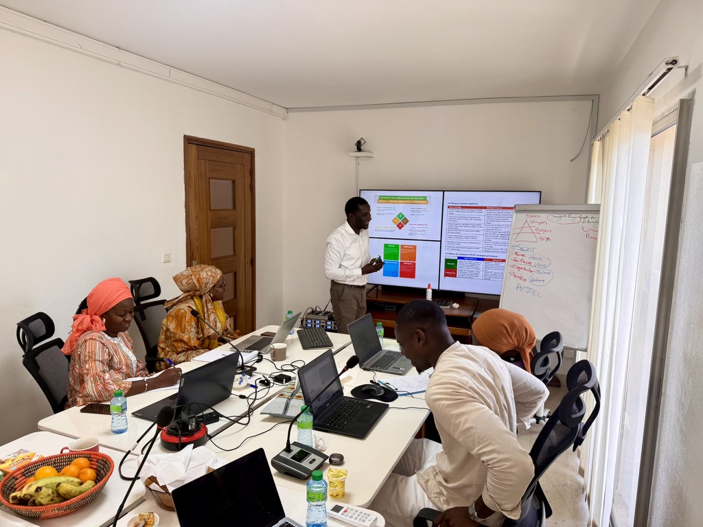 Session de formation ICOMATEC à Dakar